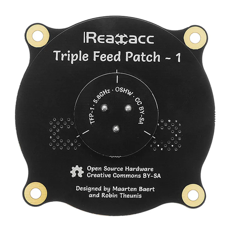 Realacc Тройная подача патч 1 5 8 GHz 9.4dBi направленная круговая поляризационная FPV