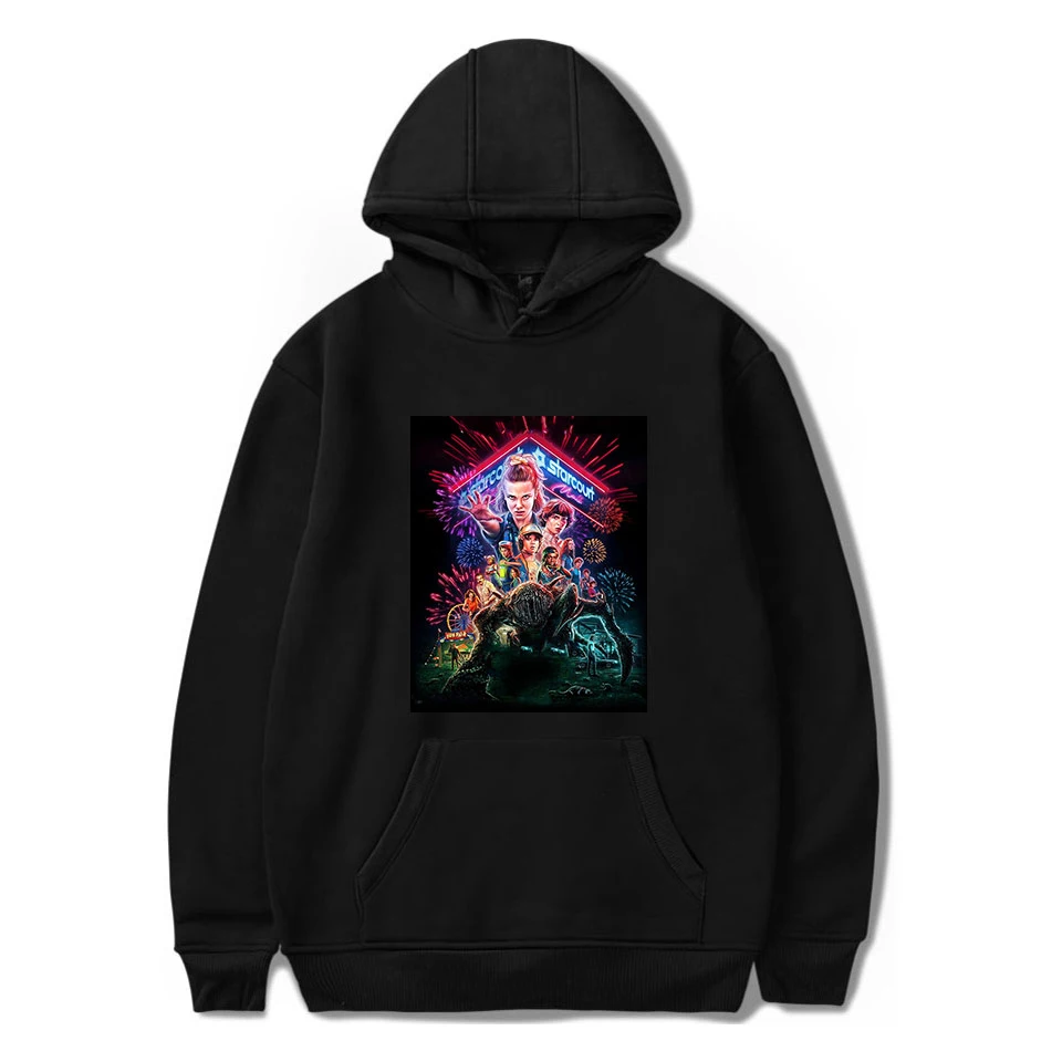 

Stranger Things Season 3 Hooded Sweatshirt warm cool fashion long sleeve hoodies men women