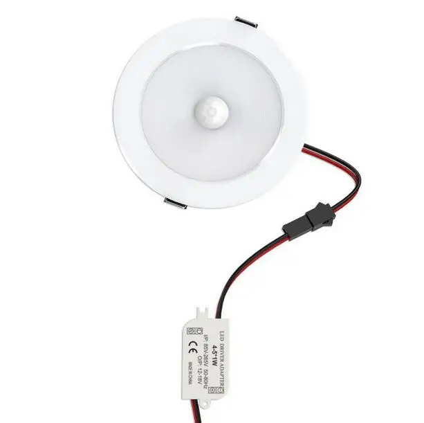 5 Вт 7 9 E27 светодиодный потолочный светильник PIR датчик движения 5730 SMD StepPath
