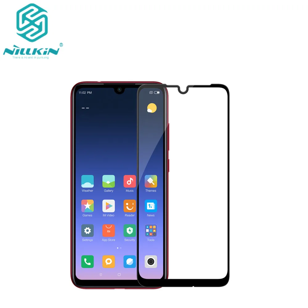 Для Xiaomi Redmi Note 7 CP + Полное покрытие закаленное стекло 9H 2.5D изогнутый экран
