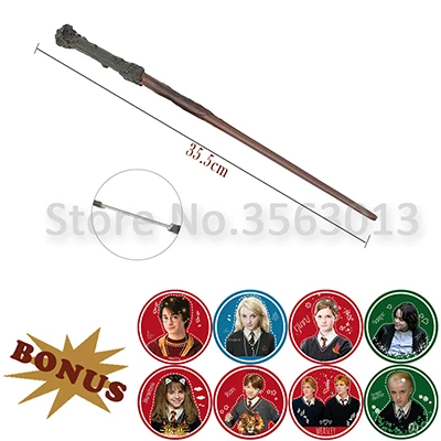 Harry 2 19 серия Harry волшебные палочки Colsplay металлический Железный сердечник Гермиона Дамблдор Писание трюк косплей игра палка Рождество Детская игрушка - Цвет: Harry 2