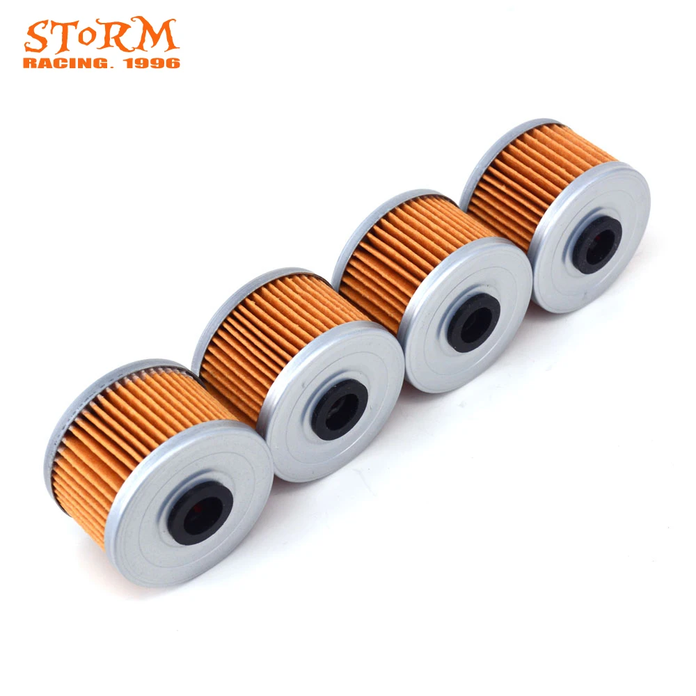 4PCS Motorcycle Oil Filter For KFX450R KLX110 KLX125 KLX140 KLX140L KL250 KLX250 KLX450 KLX KL 110 125 140 250 Enduro Motocross |