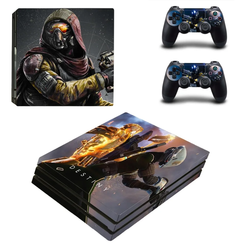 Виниловая наклейка на кожу для консоли Playstation 4 и 2 контроллеров PS4 Pro | Электроника