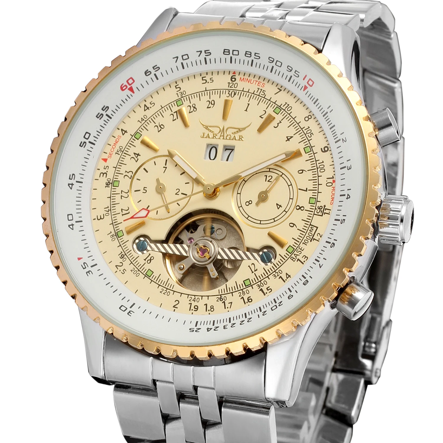 Часы наручные Jaragar Мужские механические брендовые Роскошные спортивные