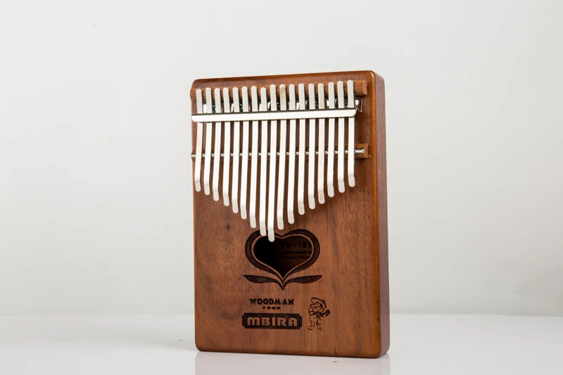 17 клавиш калимба с инструкцией Портативный игрушечное пианино mbira санза красного