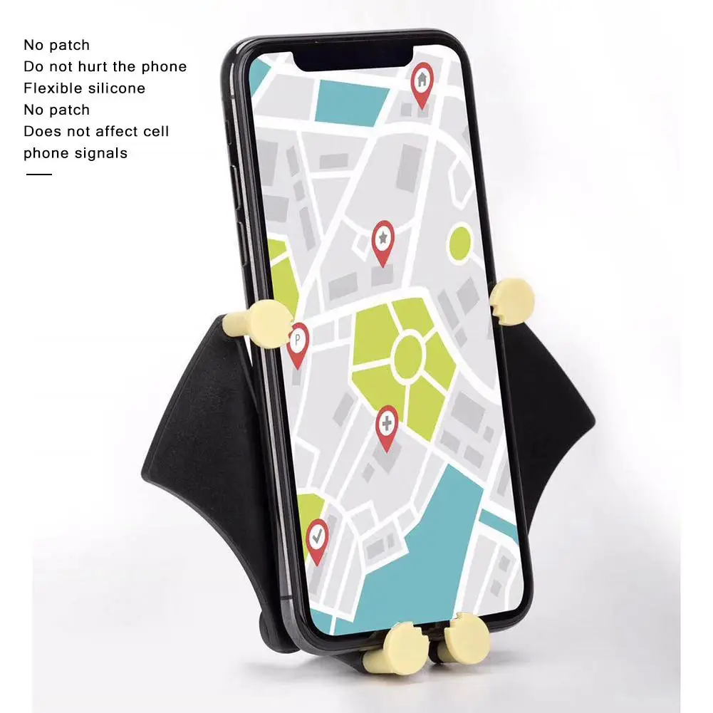 Автомобильный держатель для телефона в форме летучей мыши на приборной панели с