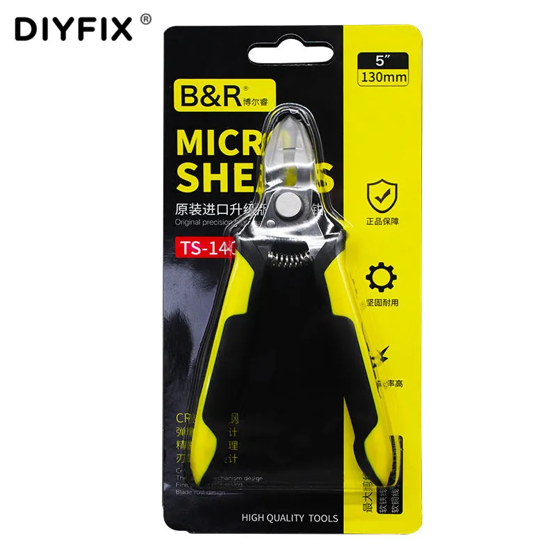 DIYFIX " мини электрические провода плоскогубцы Сторона Snips флеш ниппельная проволока для зачистки ручные инструменты Микро ножницы TS-140