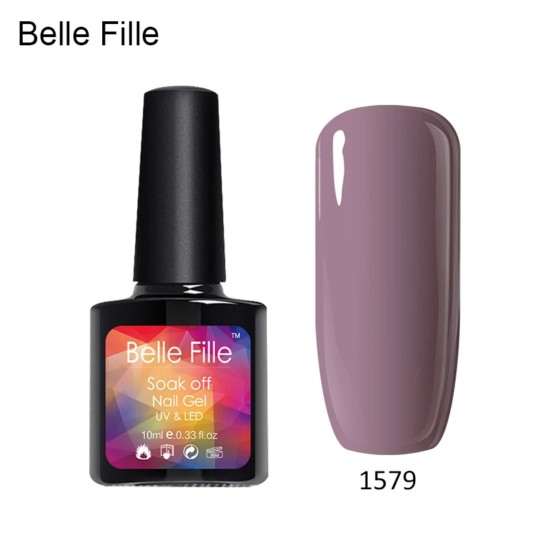 Belle Fille УФ-гель для ногтей отмачиваемый маникюрный лак УФ лак-гель Дизайн гель |