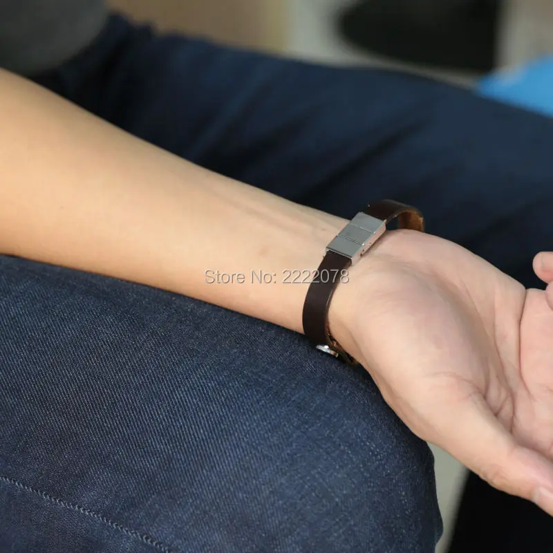Personalized Name Photo Men Bracelet Stamp Words On Solid Silver Charm Customized Leather | Украшения и аксессуары