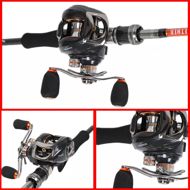 

Tsurinoya Baitcasting Fishing Reel 13+1BB/6.3:1 Dual Brake System Right Hand Molinete Peche Carretilha Pesca Bait Casting Reels