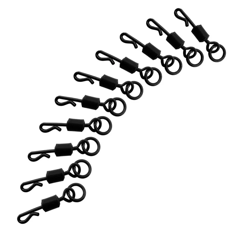 20 шт./лот 4 # Q-Shaped Быстросменные Вертлюги для карпа рыболовные снасти новые | Спорт