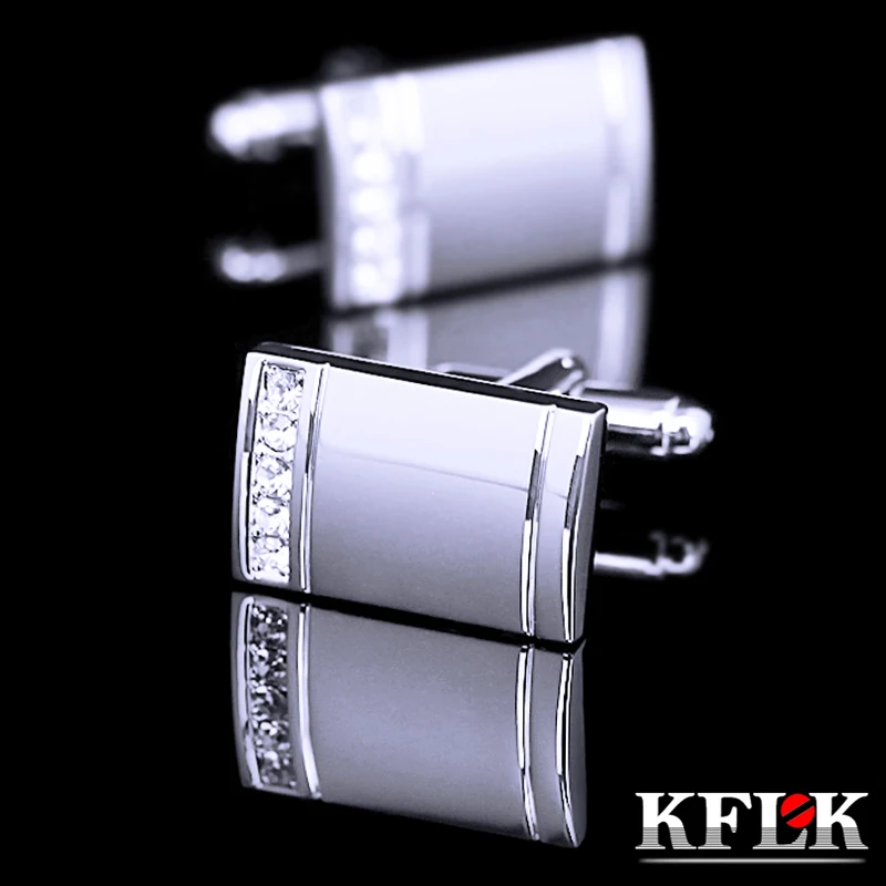 KFLK роскошные новые горячие запонки для рубашки мужчин подарки брендовые на
