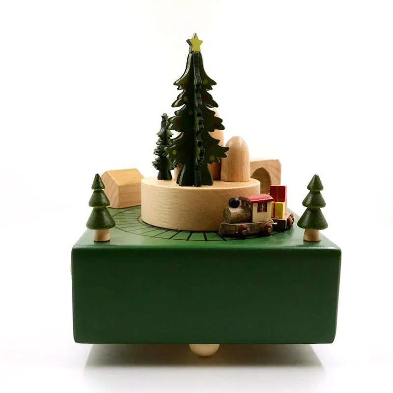 Креативная музыкальная шкатулка из бука happy forest | Дом и сад