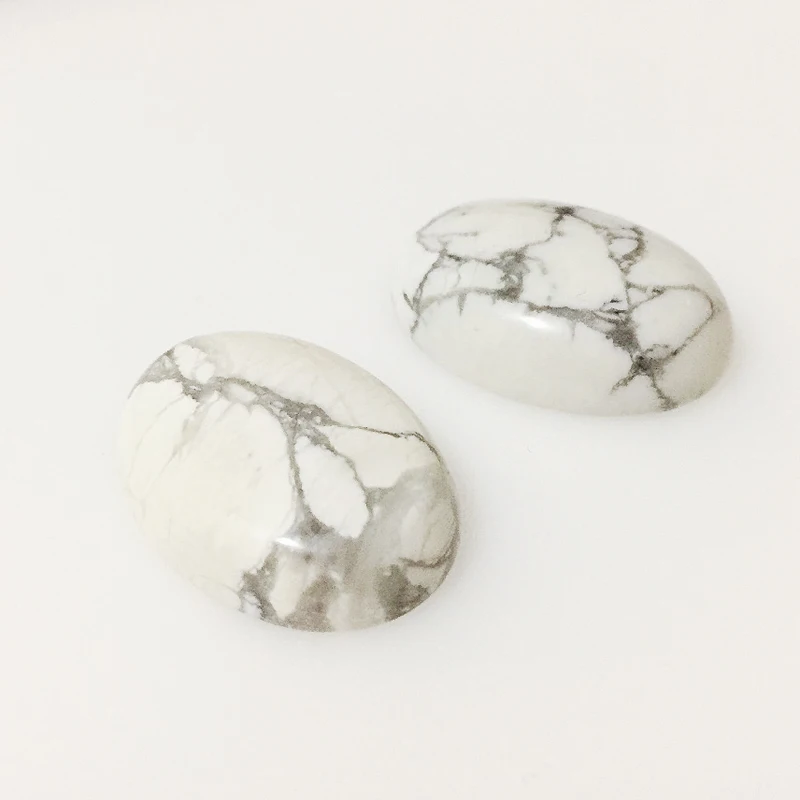 White Turquoise 13x18/18x25 мм настоящий Агаты опал без отверстий, натуральный аметист, белый сердолик, кабошон, ювелирные аксессуары, кабошон, сделай сам, фурнитура - Цвет: White Turquoise