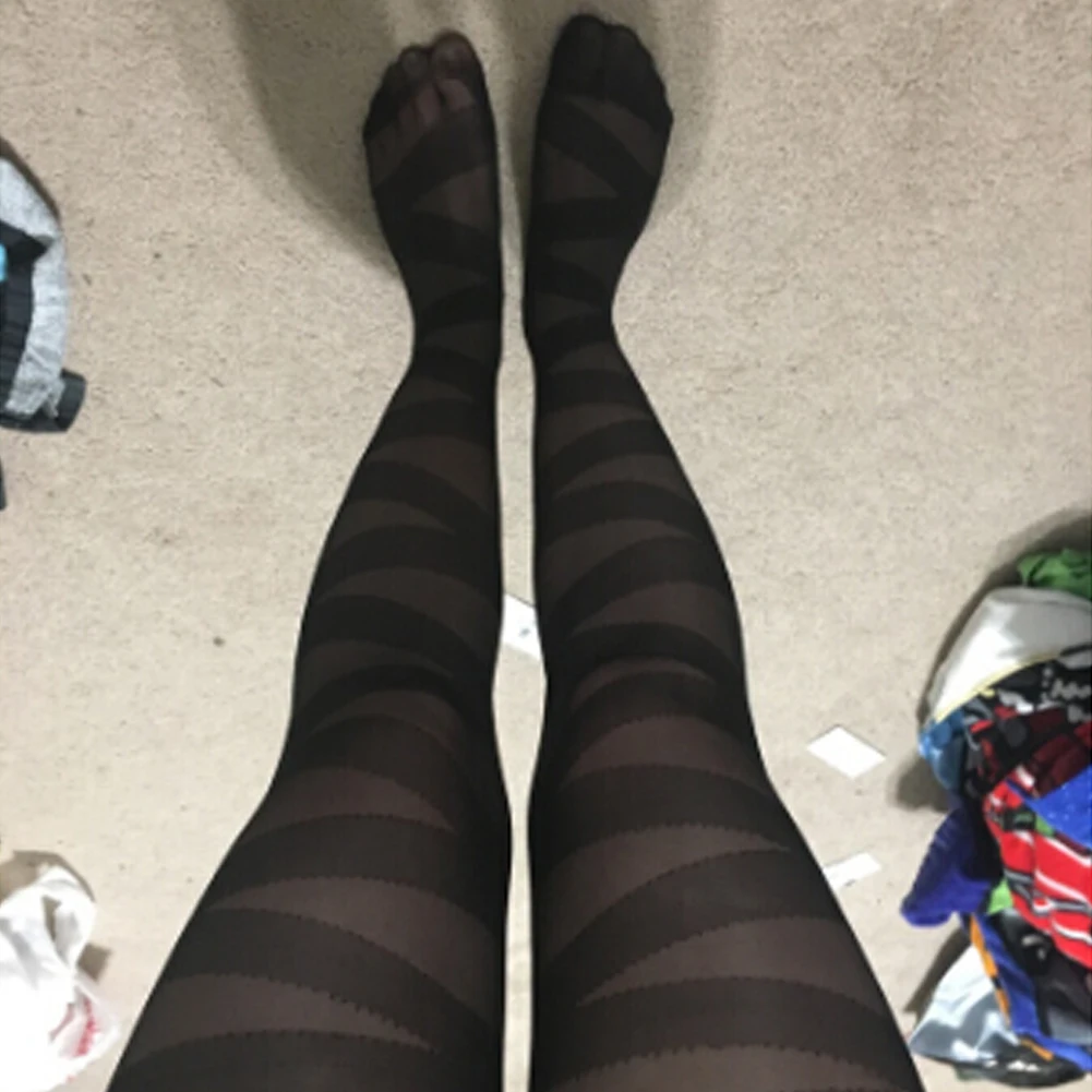 Сексуальный женский Готический рокер крест купальник в виде полос брюки