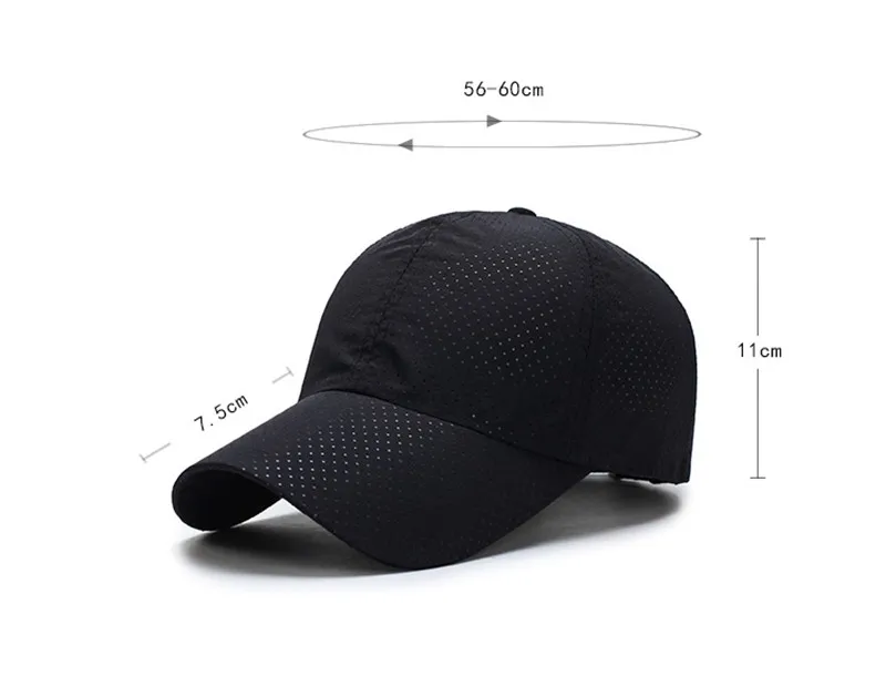 Для мужчин женщин 2018 Лето Snapback быстросохнущая сетки Бейсбол Кепки шляпа солнца
