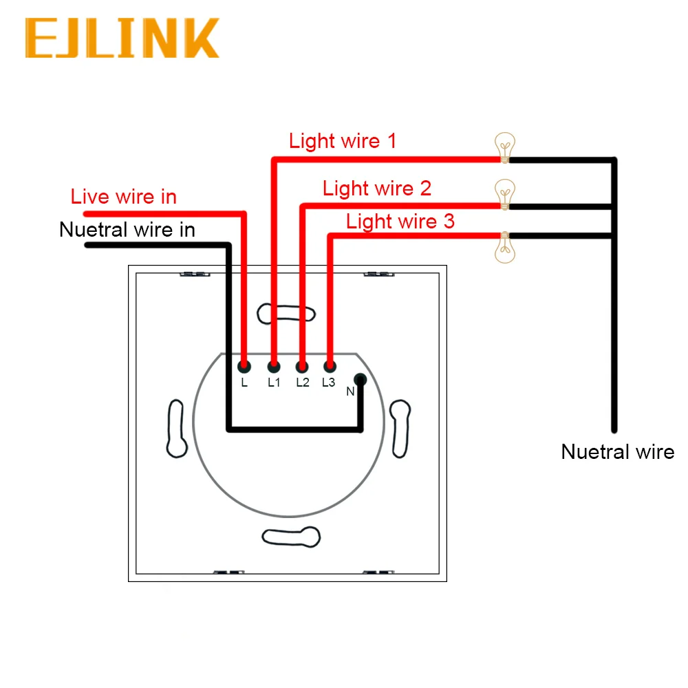 Wifi переключатель EJLINK Умный домашний выключатель света Ewelink приложение