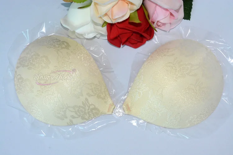 Young Girls Sexy Push Up Self Adhesive Strapless Bra Invisible Bra and High Quality Free Shipping