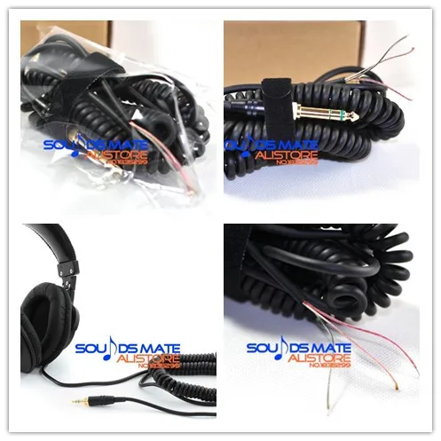 DIY Замена спиральный кабель провод разъем для Beyerdynamic DT 220 770 880 990 наушников Ремонт
