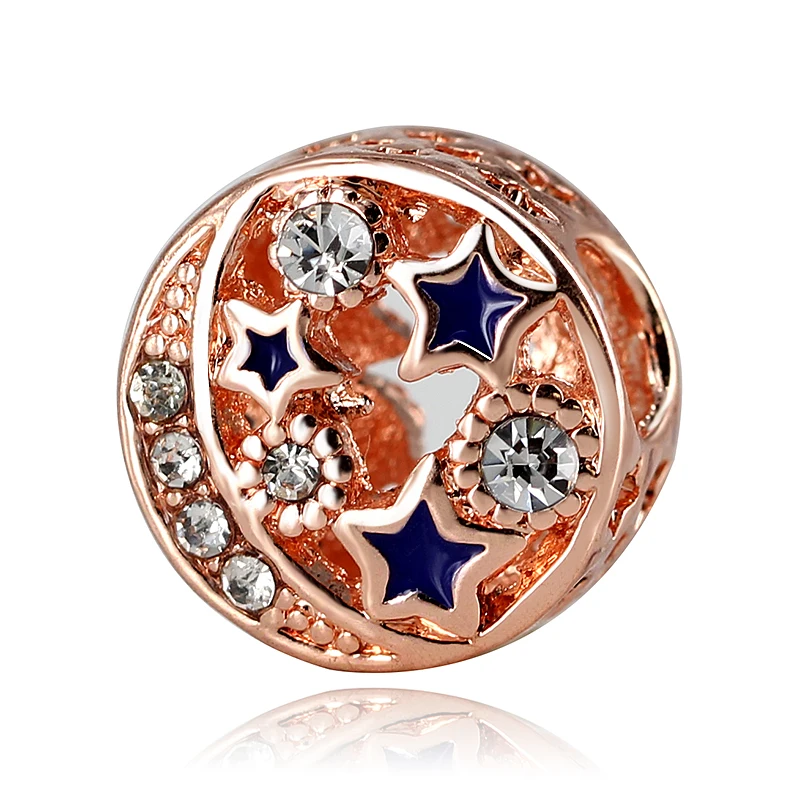 Новинка 2019 бусины из сплава с искусственными кристаллами подходят для браслетов