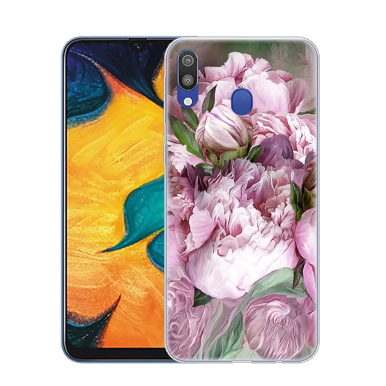 Lavaza красоту и украшением в виде цветка жесткий чехол для телефона для samsung Galaxy A10 A20 A30 A40 A50 A60 A70 M10 M20 M30 M40 A20e крышка