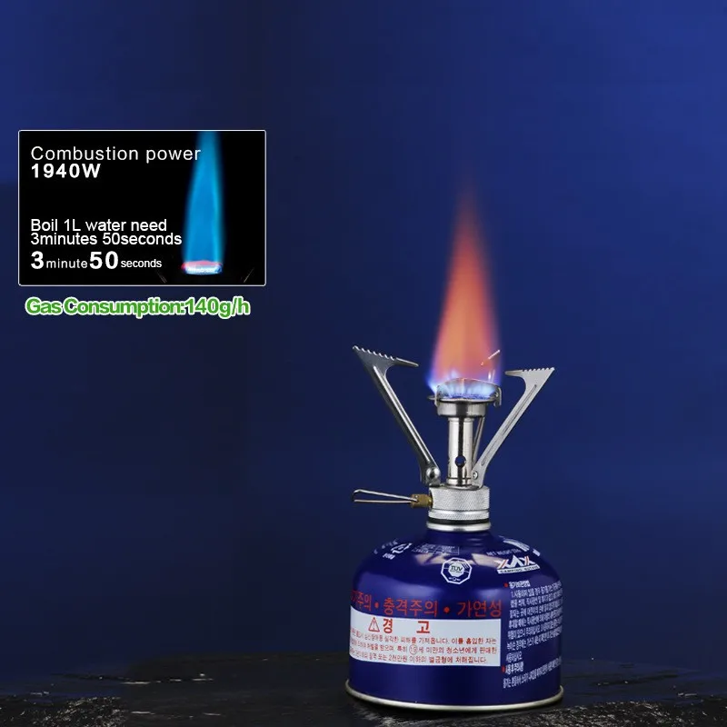Фото Портативная газовая мини-плита для кемпинга BRS, медная газовая плита из магниевого сплава, 87 г №2