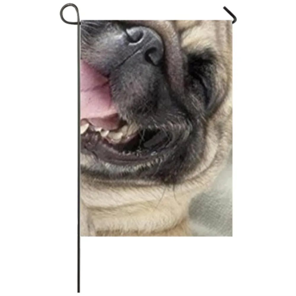 

Pug Dog Garden flag Seasonal Flags for Outdoors Garden Decor Flags