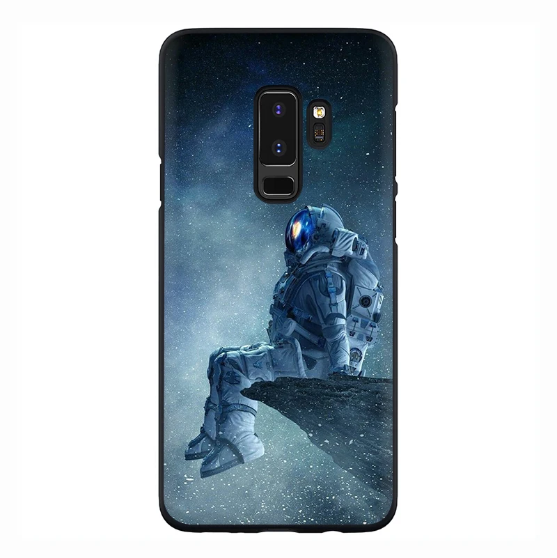 Trippy Art эстетический Космос астронавт мягкий чехол для телефона samsung Galaxy M10 20 30 S6 7 Edge S8 9 10 Plus S10E Note 8 9 - Цвет: B1