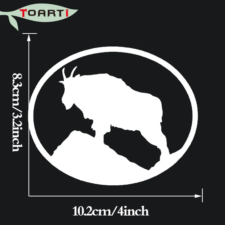 Виниловая наклейка на горную козу для стайлинга автомобиля окно стенок бампера