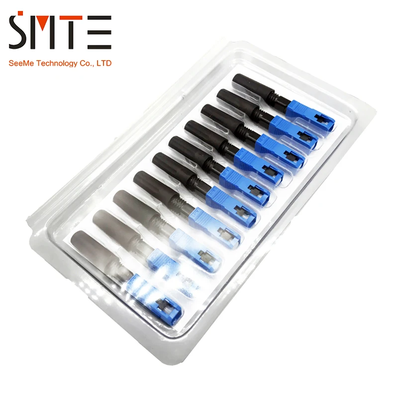 100pcs lot SC UPC NPFG 8802-TLC/3 XF-5000-0322-3 60mm fast connector SC/ZF SC/UPC  FTTH Fiber Optical