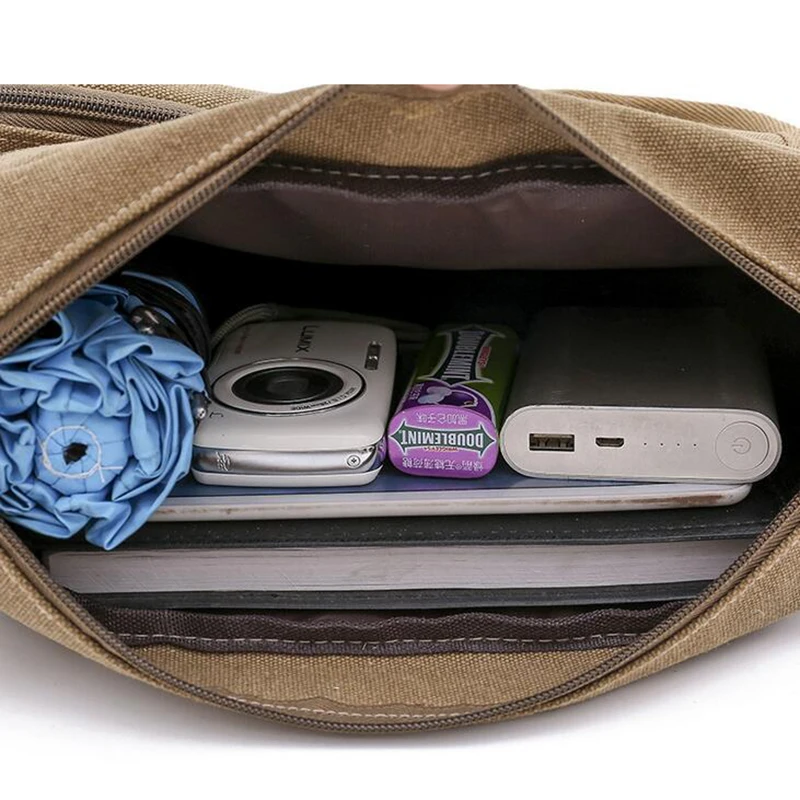 Роскошные мужские сумки через плечо для отдыха сумки-мессенджеры холщовые