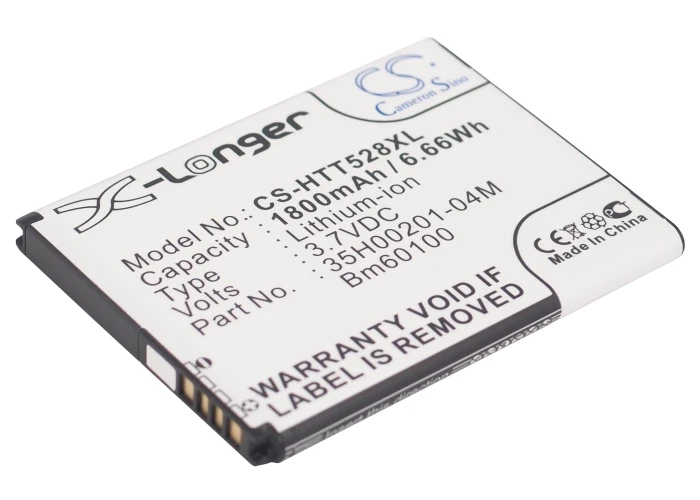 Аккумулятор Cameron Sino 1800 мАч BM60100 для HTC C520e C525c C525E Desire 500 506e 5088 T5088 T528d T528t T528W T606W T608T