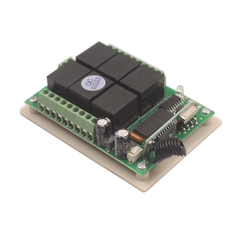 Sleeplion 12V 6CH 6 способ Беспроводной переключателя передатчик + приемник обучающий