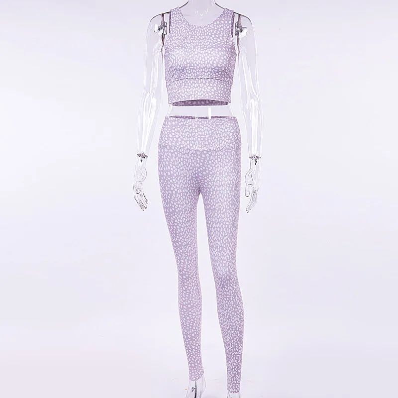 Женский спортивный костюм с волнистым принтом комплекты для йоги занятий