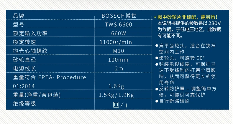 BOSCH угловая шлифовальная машина шлифовальный станок металлический полировщик угловой Электроинструмент шлифовальный станок для резки металла дерева 100 мм шлифовальный диск