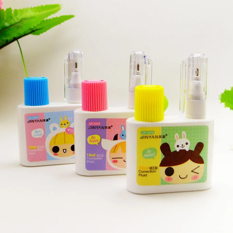 Симпатичная корректирующая кисть для жидкости Coloffice Kawaii 1 шт. два использования