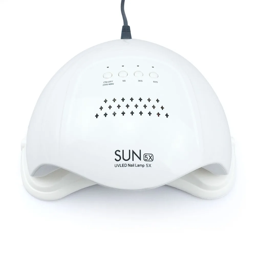 SUN 48W UV LED Lamp Nail Dryer Machine Manicure Tool SUN5X 24 LEDs Ice For Curing Gel Polish With Free Delivery | Красота и здоровье