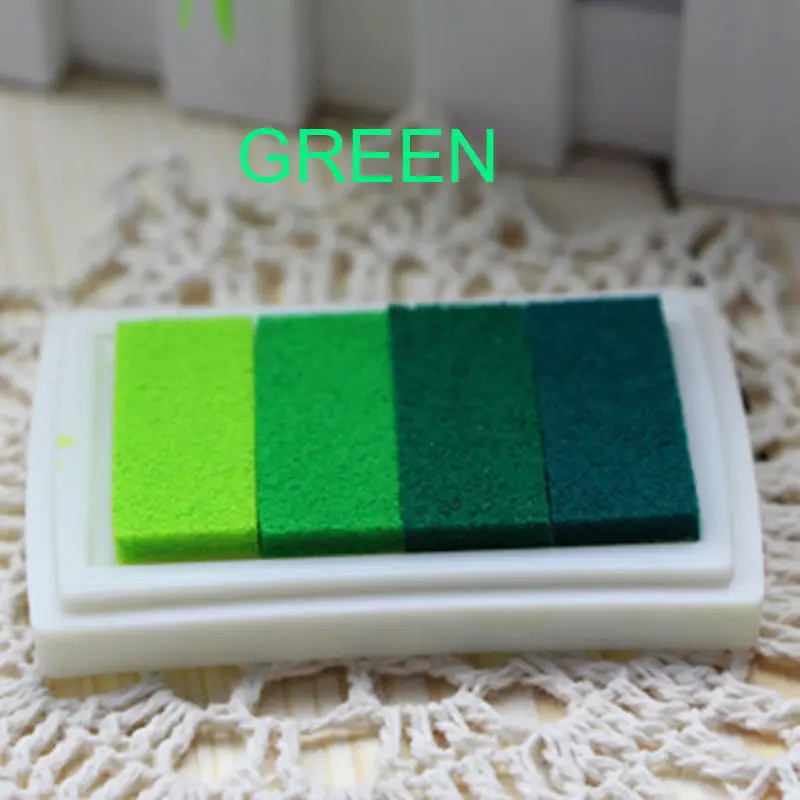 1 шт. DIY градиентный цветной коврик для чернил разноцветный Inkpad Штамп декора