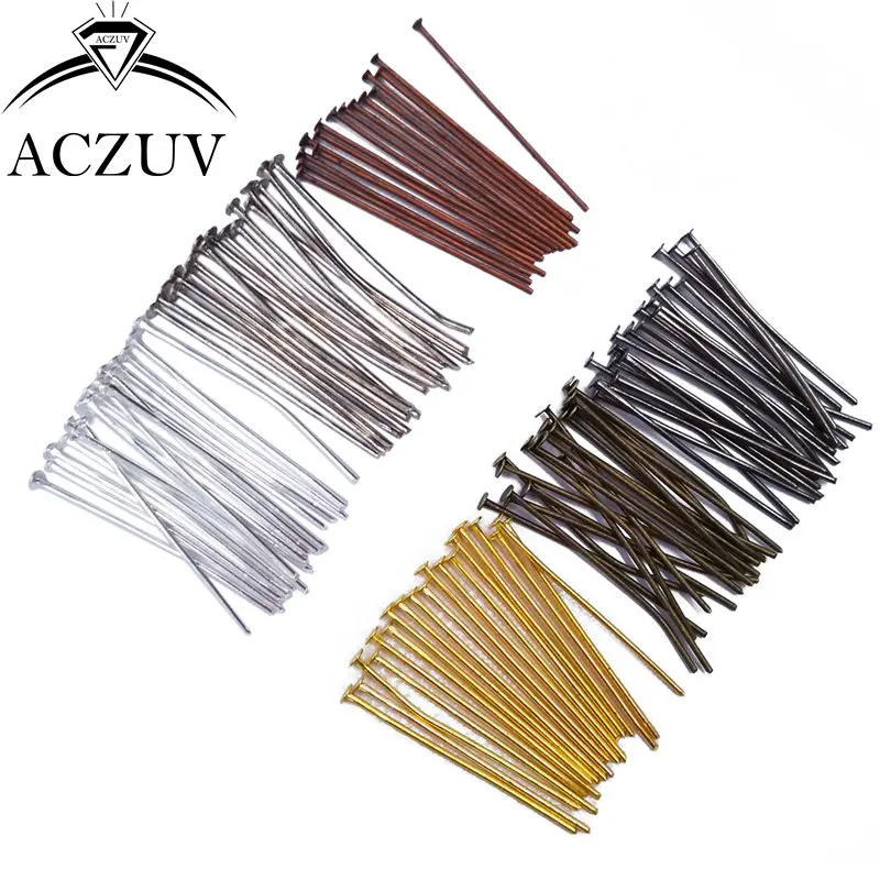 

20 мм 30 мм 35 мм 40 мм 45 мм 50 мм 5000 шт металлическая Т-образная плоская головка шпилька DIY ювелирные украшения шпильки фурнитура Аксессуары HPF001