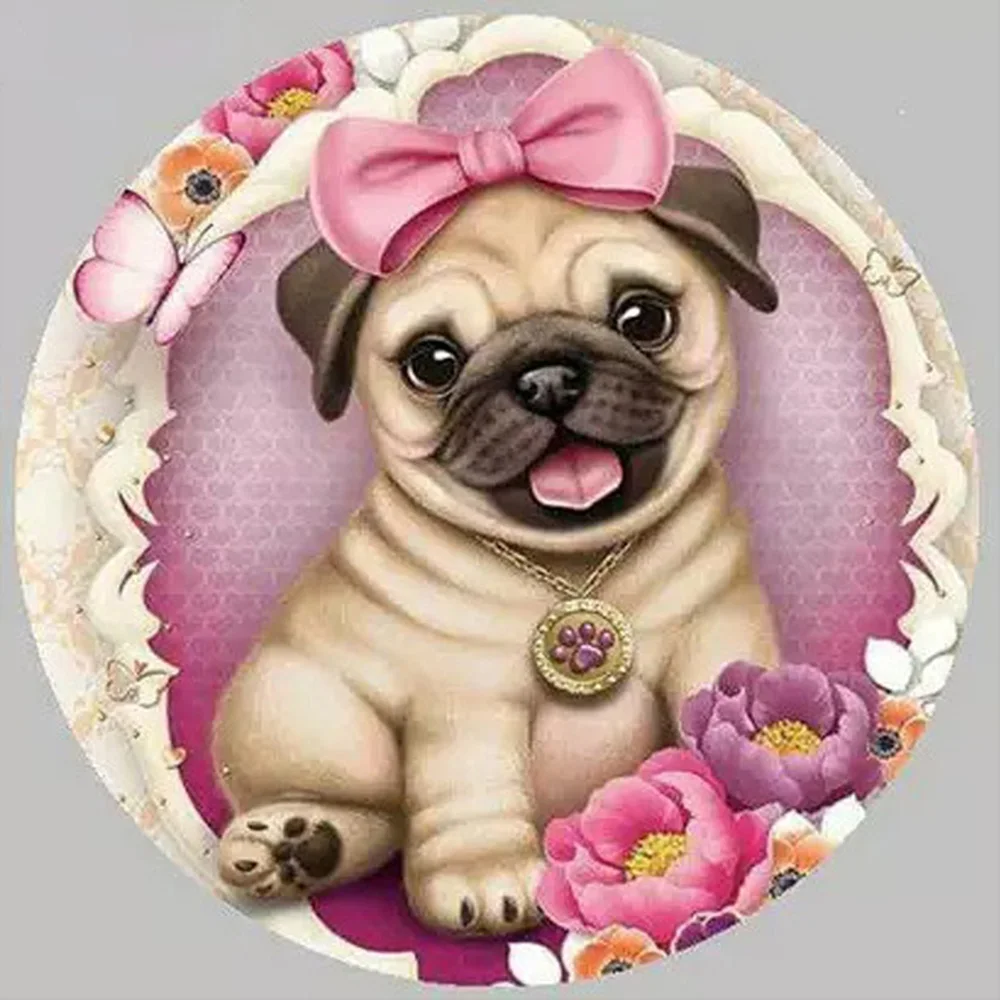 

5D DIY Full Square/round Diamond Painting Beautiful dog Embroidery Cross Stitch Rhinestone Mosaic Home Decor