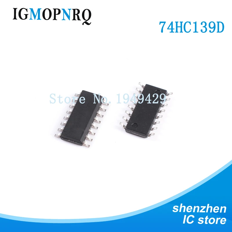 10 шт. 74HC139D SOP16 74HC139 SN74HC139DR SN74HC139 на 2-портный Dual к 4-строчный Decdr/Demltplxer Новый