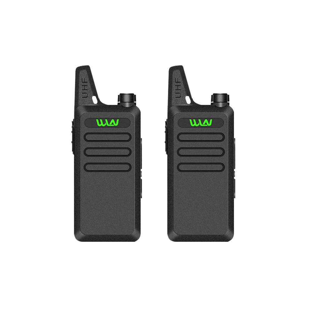 2 шт./лот WLN KD C1 приемопередатчик Ham Радио черный UHF 400 470 MHz мини рация беспроводной