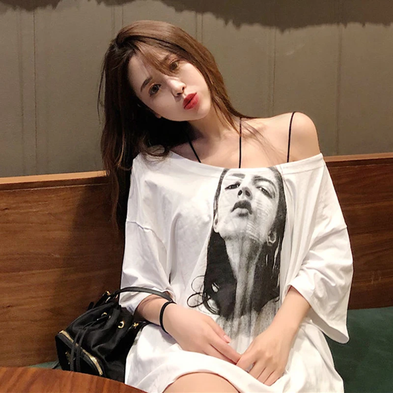 Женская футболка с коротким рукавом и круглым вырезом в стиле Харадзюку | одежда