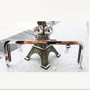 Размер 18 см х 6 см с большим шариком 2 см, металлические рамки для сумок, рамка для сумочки, рамка для сумочки, оптовая продажа, аксессуары для сумки сделай сам, ручка для сумочки