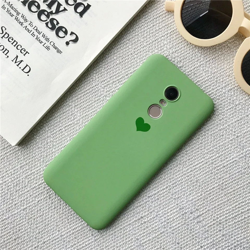 Милый чехол с принтом сердца и песком для XiaoMi RedMi 5 Plus 6A 5A 4A силиконовый из ТПУ