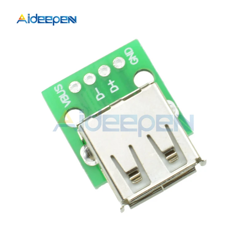 10 шт./лот тип A разъем USB/Micro USB DIP 2 54 мм печатная плата адаптер модуль