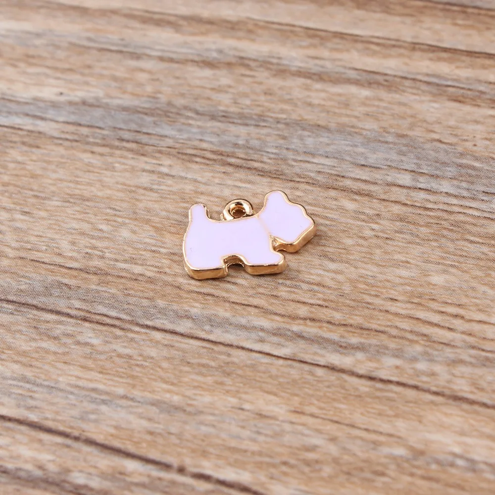 Модные индивидуальные эмалированные Подвески для собак 30 шт. ювелирные изделия