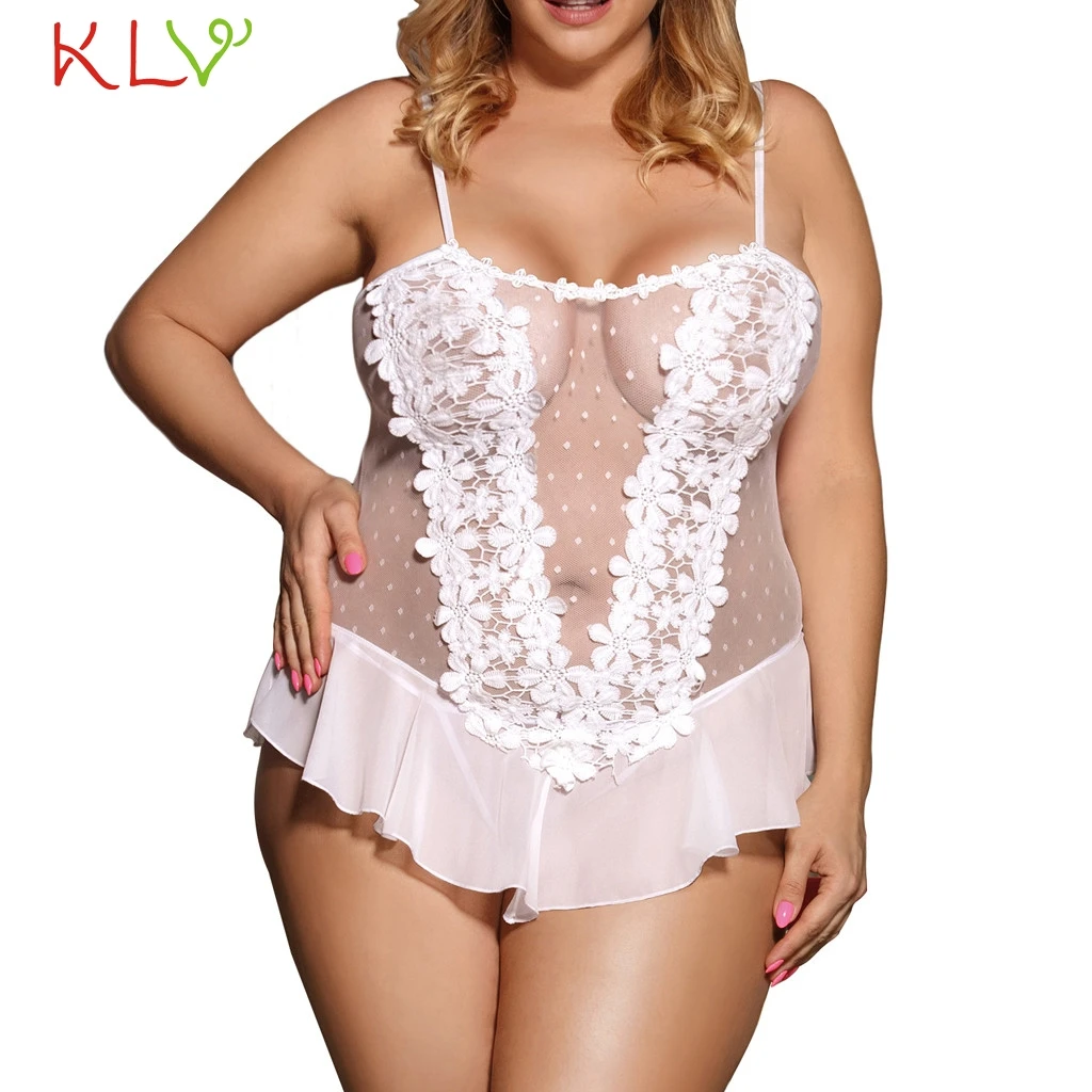 Женское ночное белье, 5XL, сексуальное нижнее белье, одежда для сна, платье Babydoll, кружевные стринги, нижнее белье, без рукавов, v-образный вырез, сексуальное, горячая мода, 18Dec11