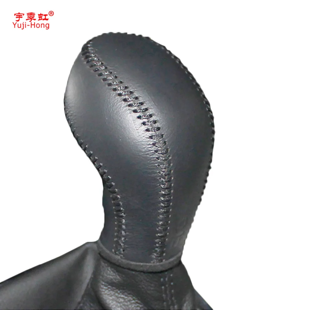 

Yuji-Hong Car Gear Covers Case for Buick Excelle GT / XT Manual Shift Collars Genuine Leather Car Styling Hand Stitched Cover