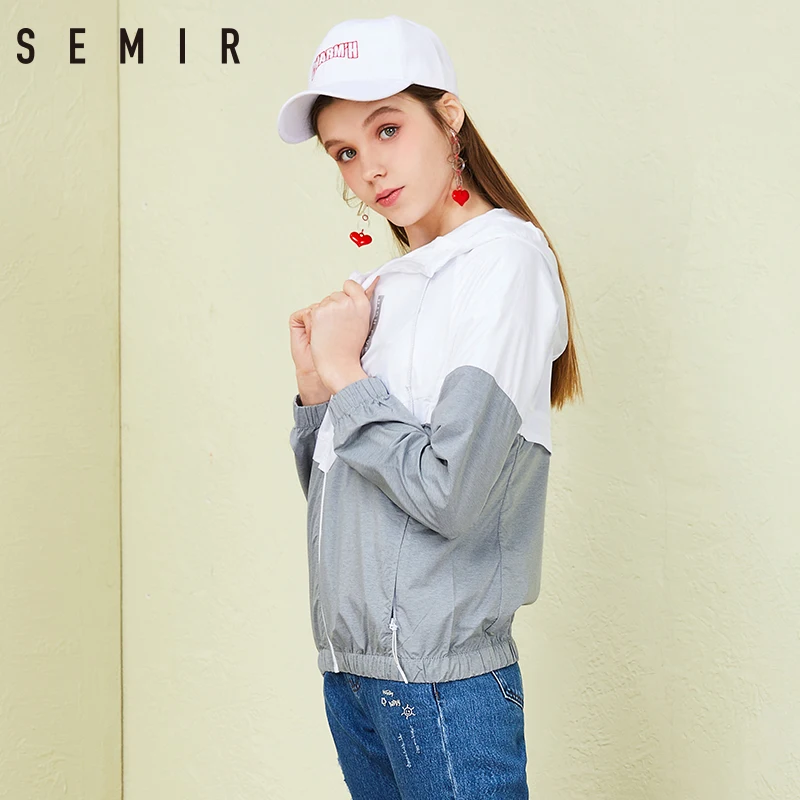 SEMIR весенняя куртка Для женщин одноцветное пальто Jaqueta Feminina Casaco Feminino осень